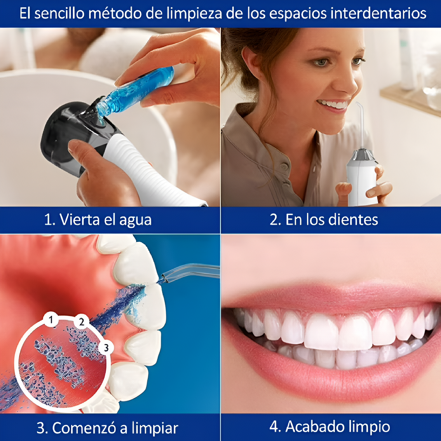 Irrigador Oral Para Limpiar los Dientes
