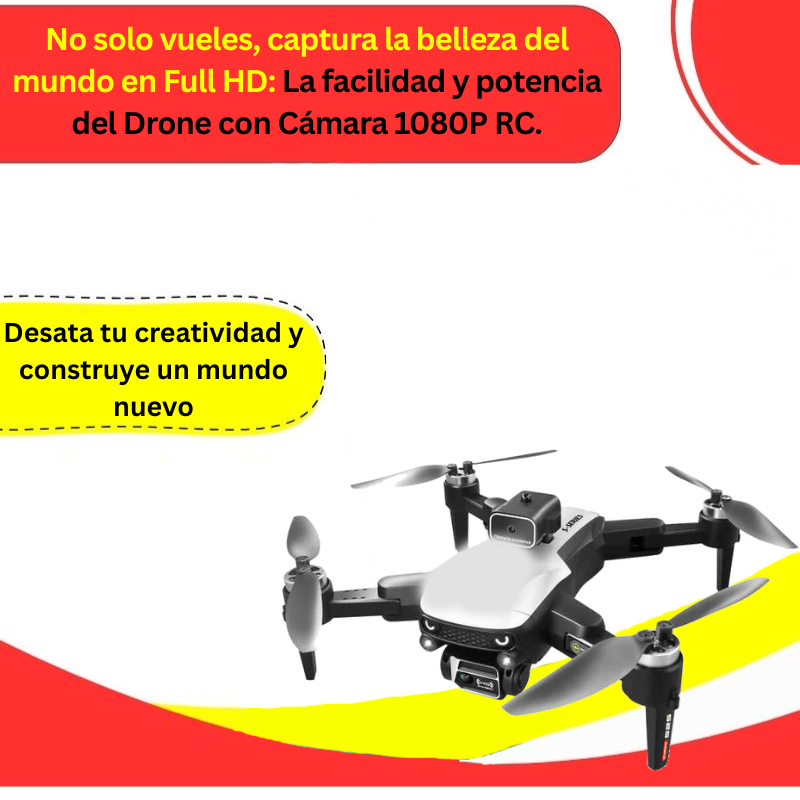 Drone con cámara RC 1080P HD