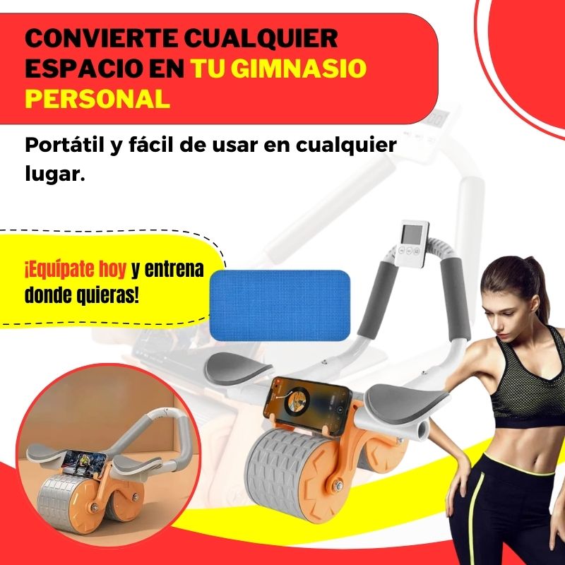Rueda Abdominal Doble Antirrebote