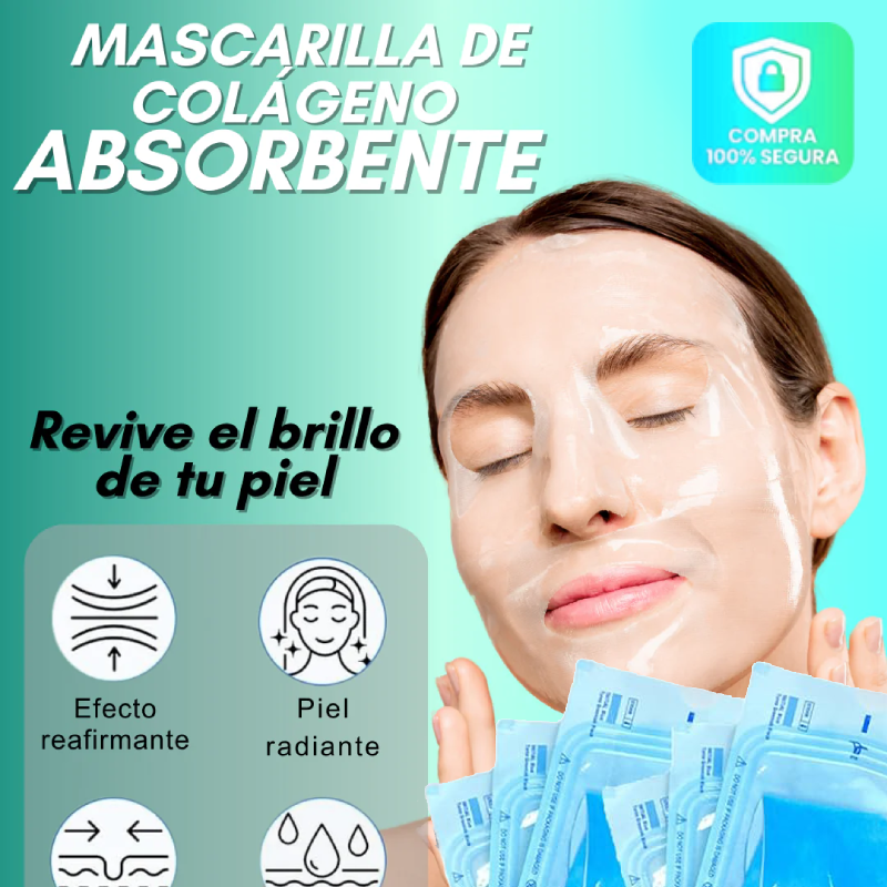 Mascarilla de colágeno disolvible