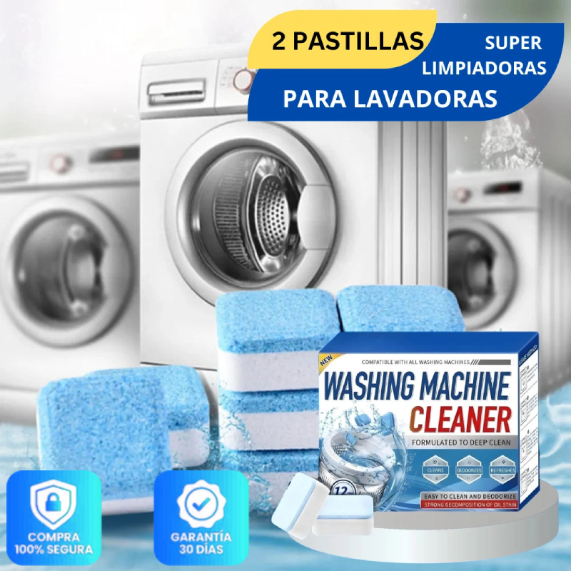 Tabletas limpiadoras para lavadora