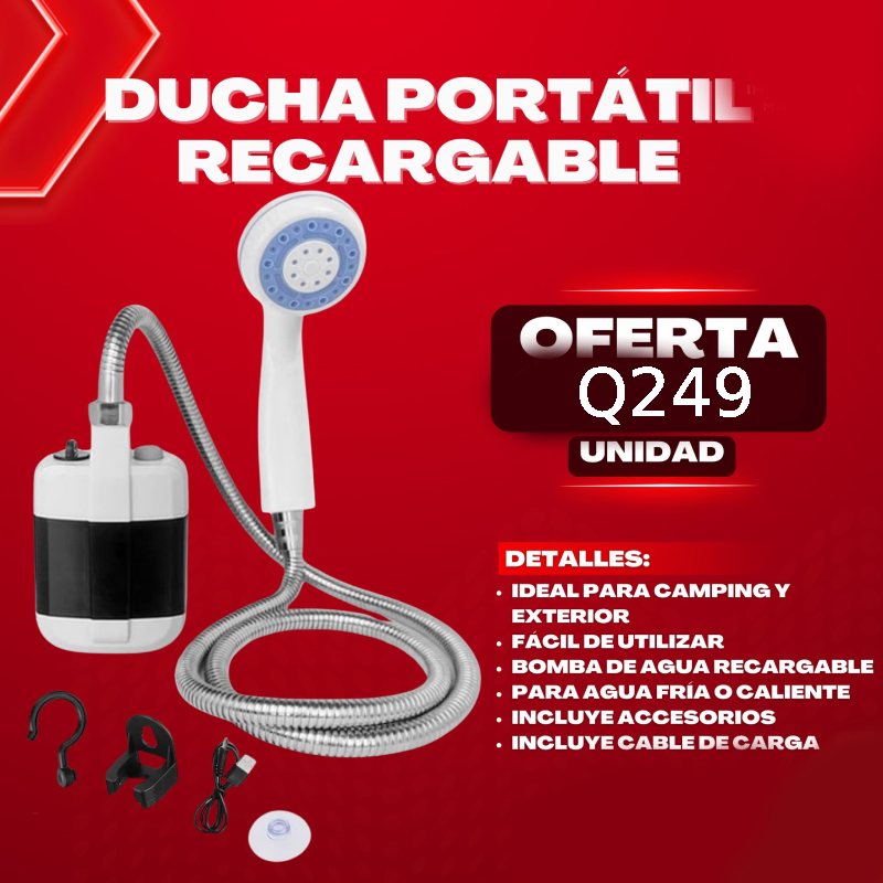 Ducha portátil para todo exterior