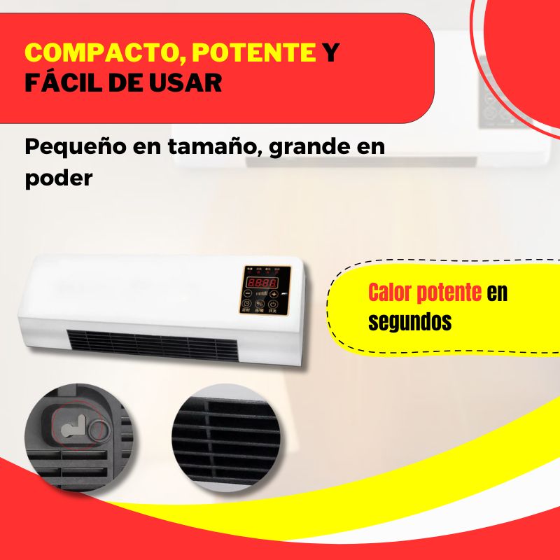 Calentador de Pared - Aire frio y caliente