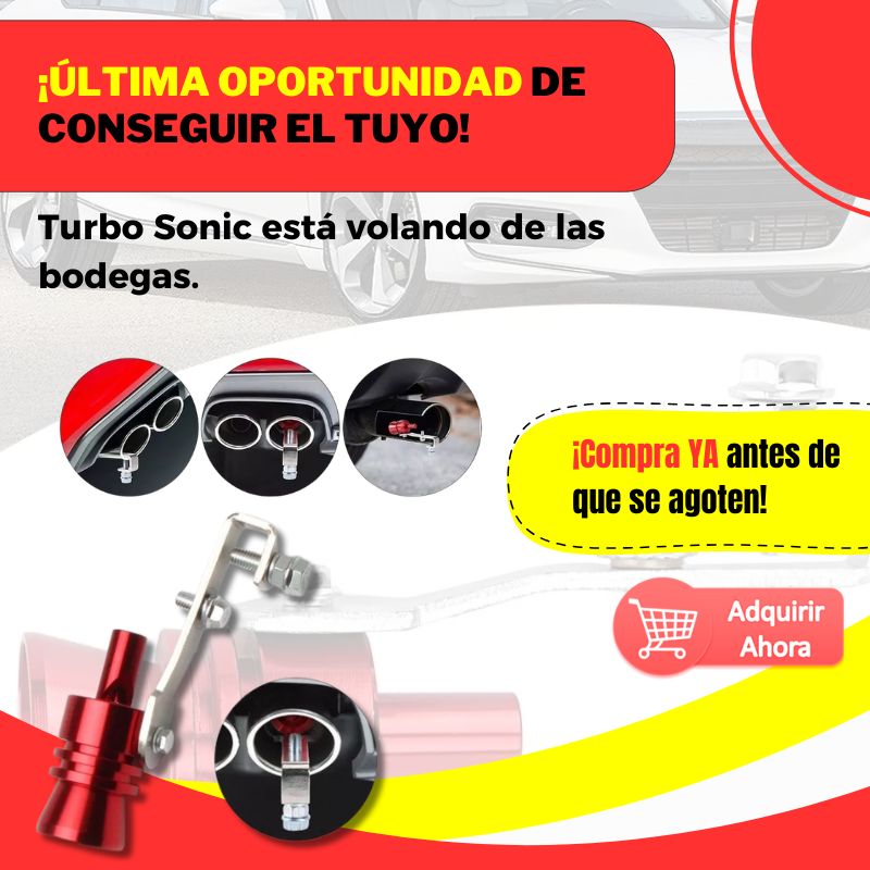 Turbosonic Boost - Amplificador de escape