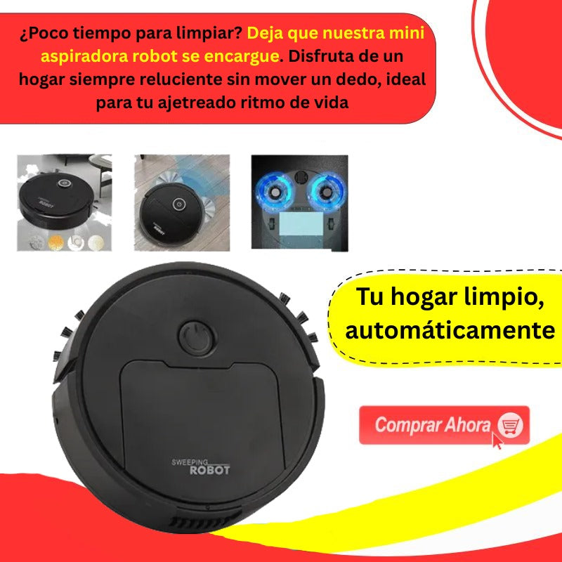 Aspiradora Robot para Limpieza | 3 en 1