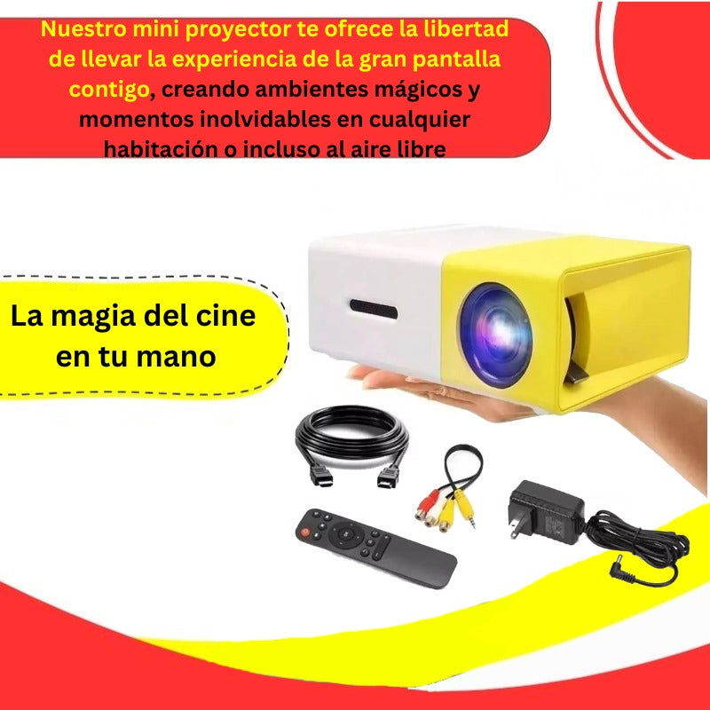 Mini Proyector para Hogares