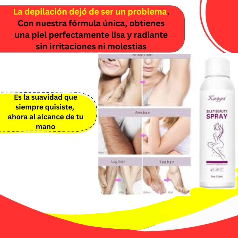 Crema depiladora en Spray
