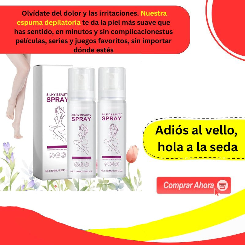 Crema depiladora en Spray