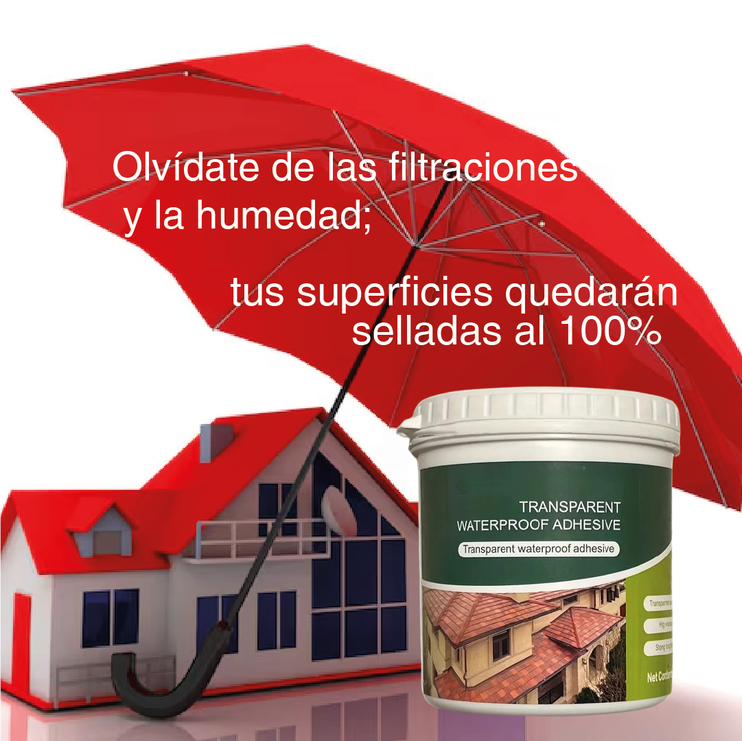 Líquido de sellado transparente resistente al agua