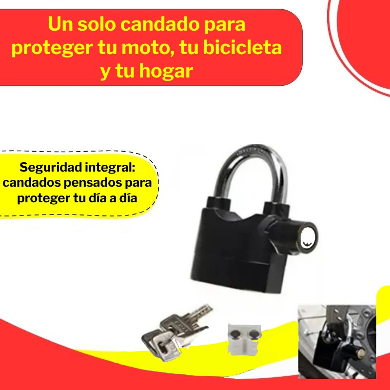 Candado con Alarma para Moto