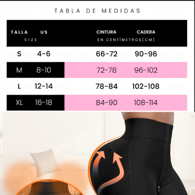 Faja Invisible de Compresión Efecto Levanta Cola Corto