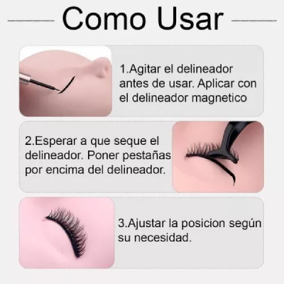 Kit De Pestañas Magnéticas