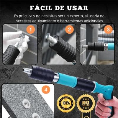 Pistola remachadora de clavos Profesional