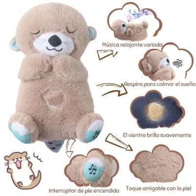 Peluche De Nutria Con Respiración Fisher Price