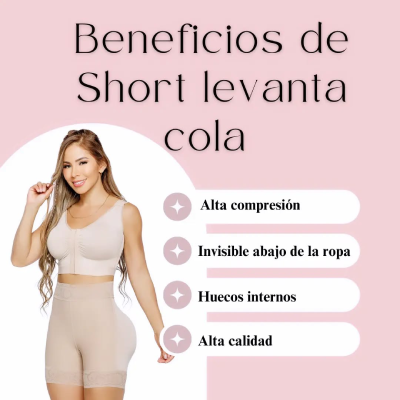 Short Faja Levanta Cola de corte alto