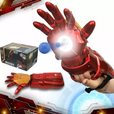 Juguete Guante De Iron Man Con Lanzador Hidrogel