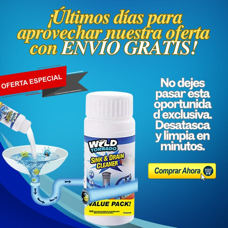 Destapacañerías Wild Tornado