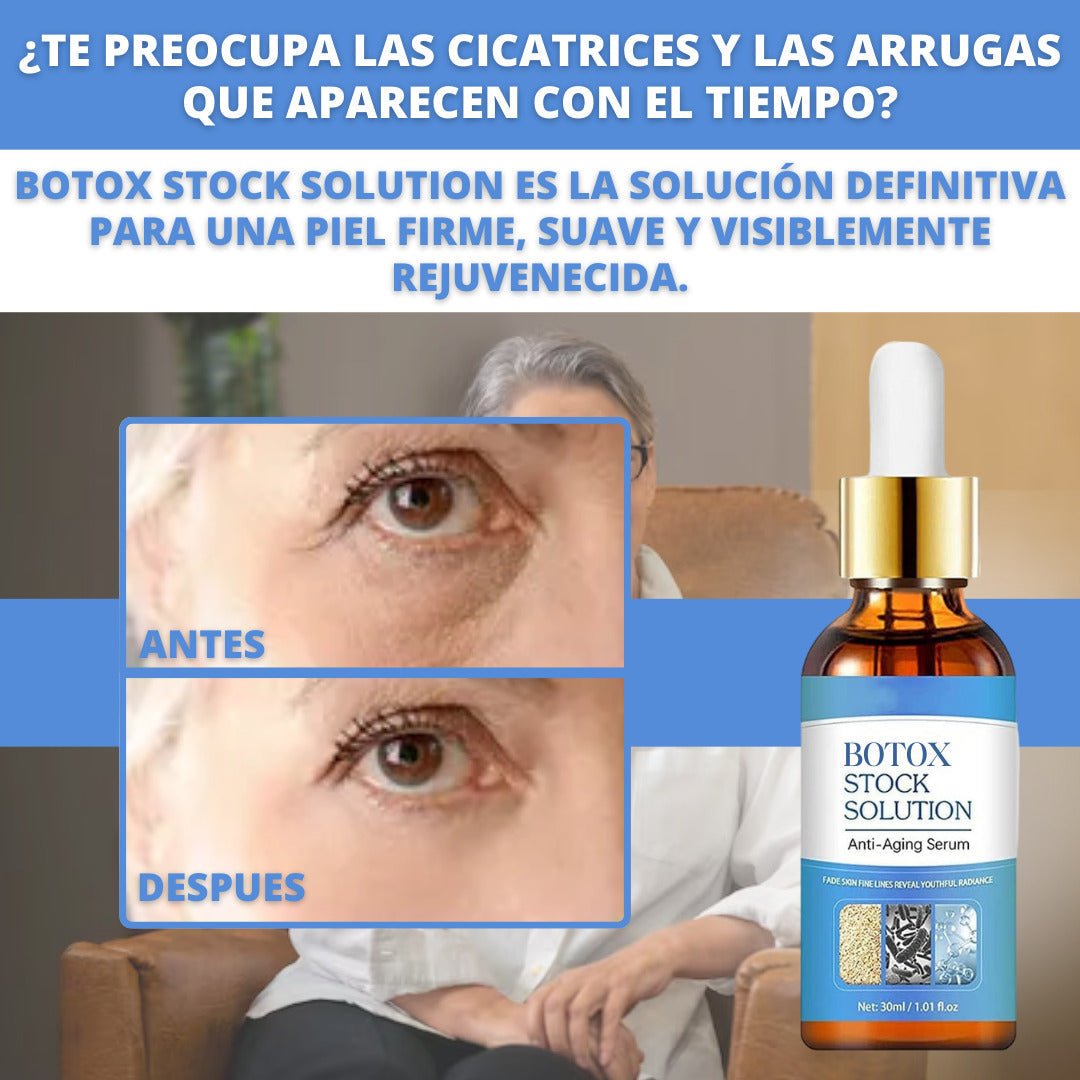 Solución Antienvejecimiento - A base de botox