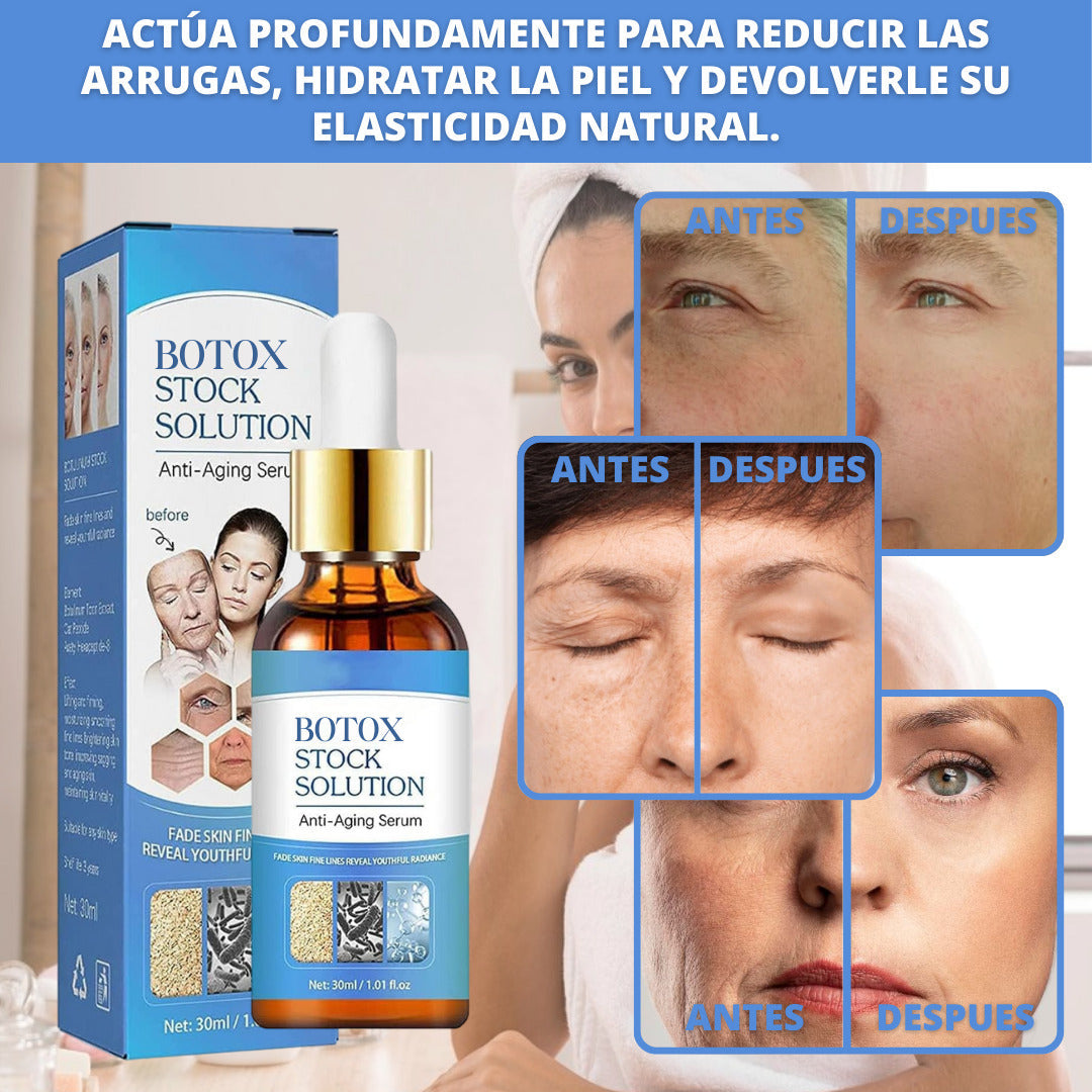 Solución Antienvejecimiento - A base de botox