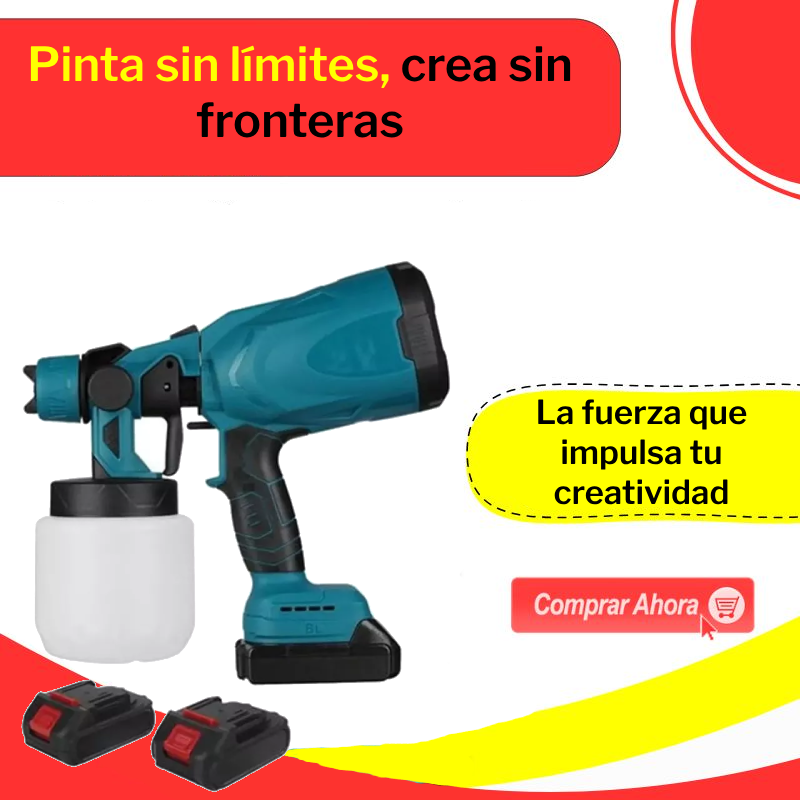 Compresor de Pintura Profesional de 2 Baterías