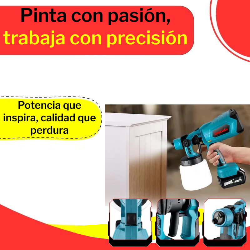 Compresor de Pintura Profesional de 2 Baterías