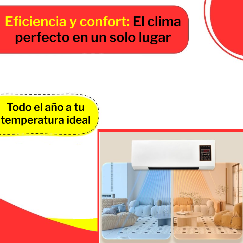 Aire Acondicionado de Pared - Aire frio y caliente