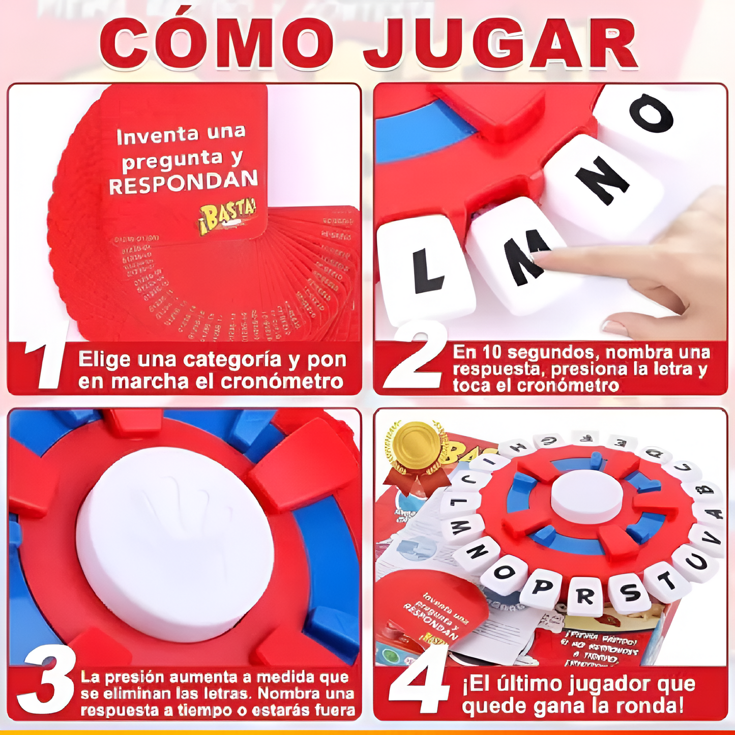 Divertido Juego Basta - Piensa y Contesta