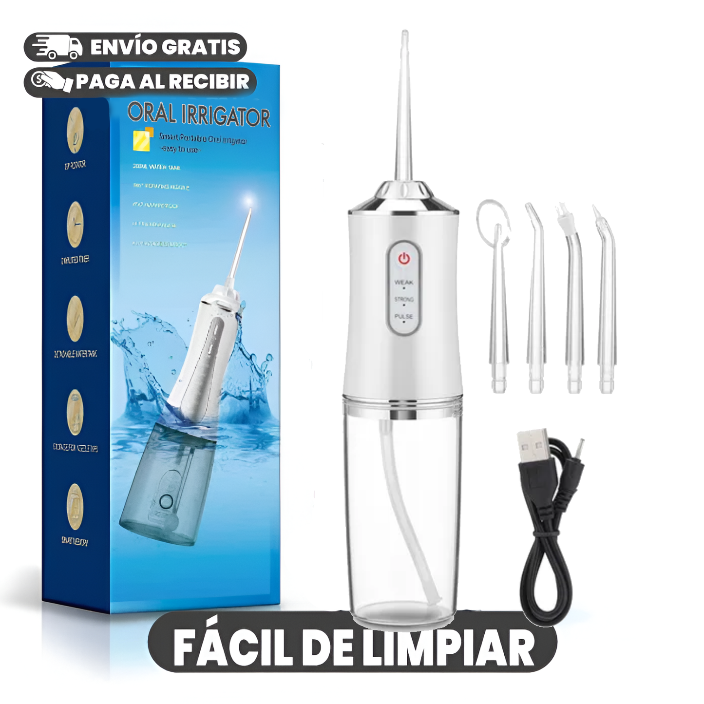 Irrigador Oral Limpiador de Dientes