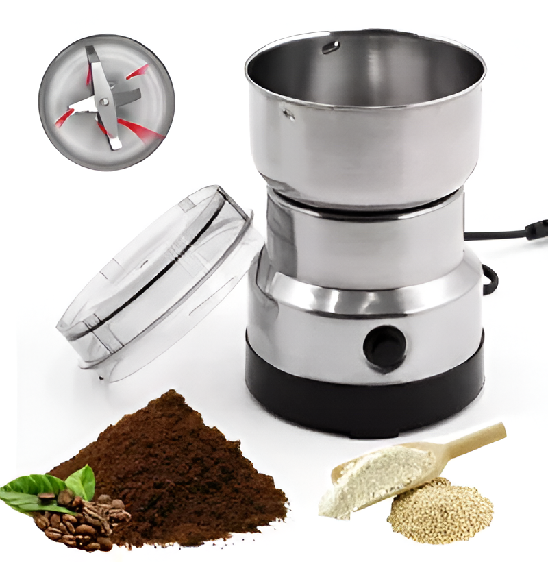 Molinillo Eléctrico de Café Gris