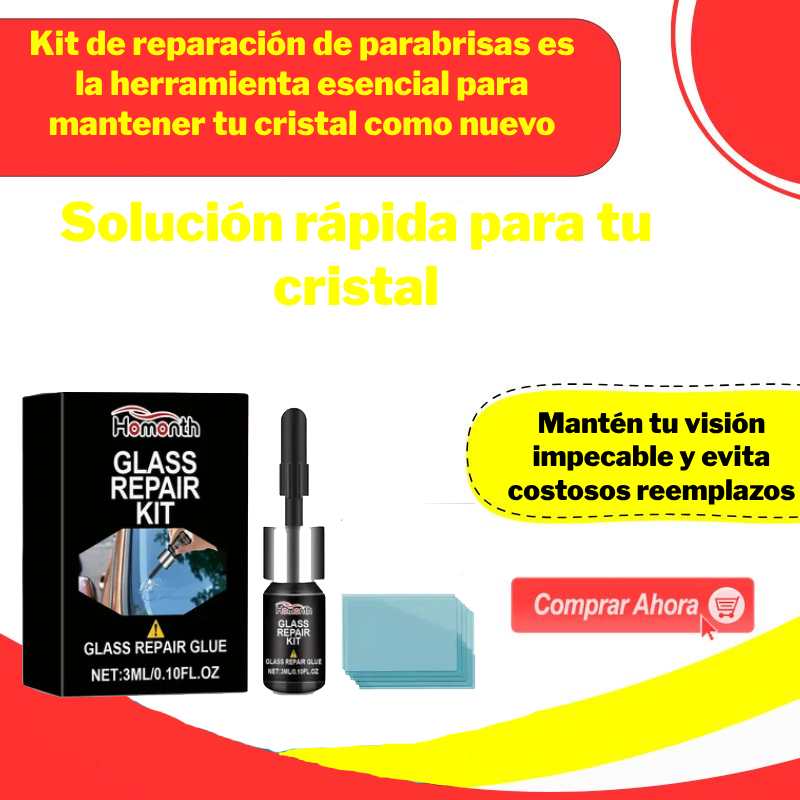 Paquete de Soluciones para Reparación de Parabrisas
