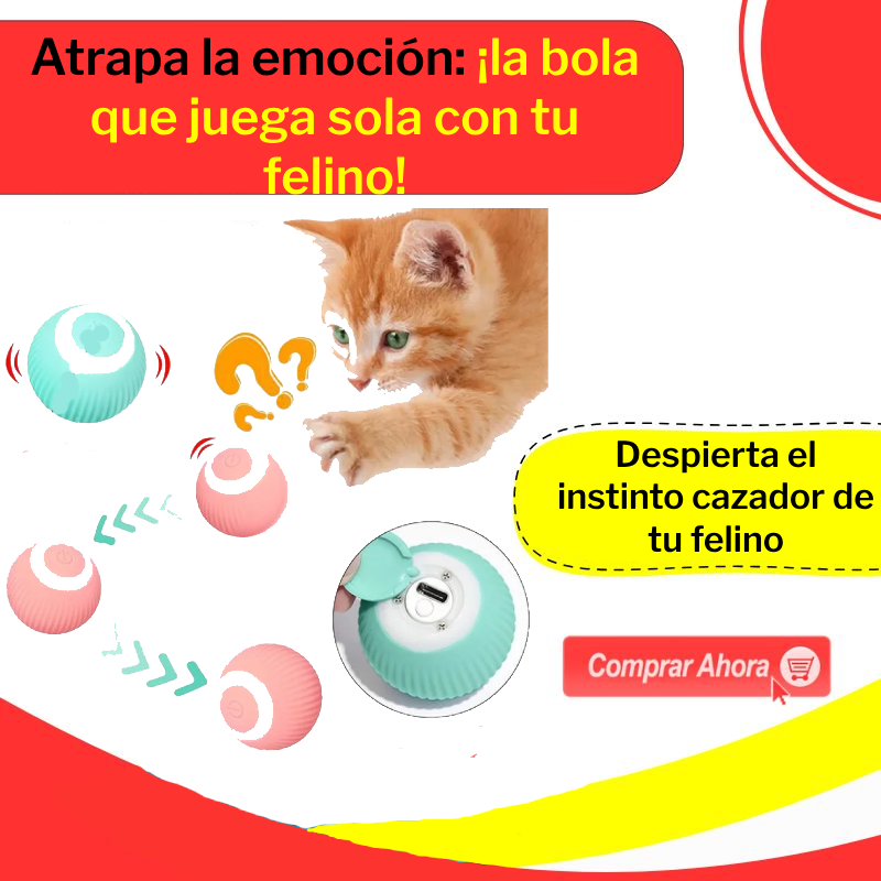 Bola interactiva autorodante eléctrica