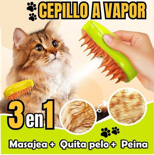 Cepillo multifuncional recargable 3 en 1 para mascotas