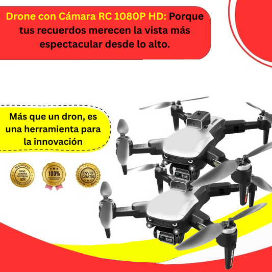 Drone con cámara RC 1080P HD