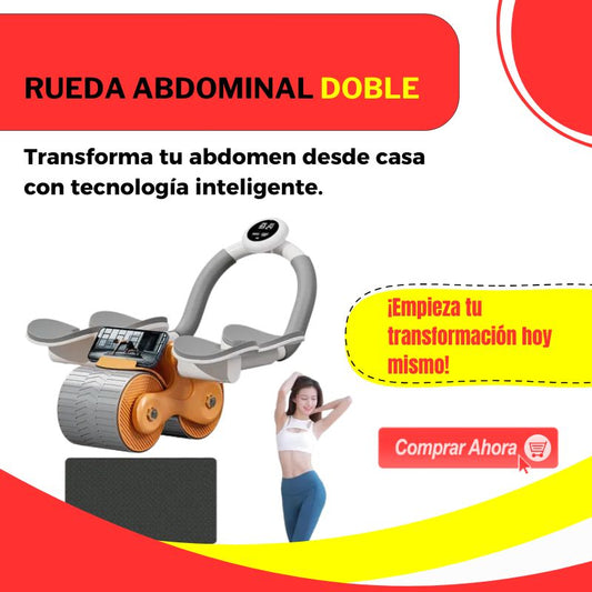 Rueda Abdominal Doble Antirrebote