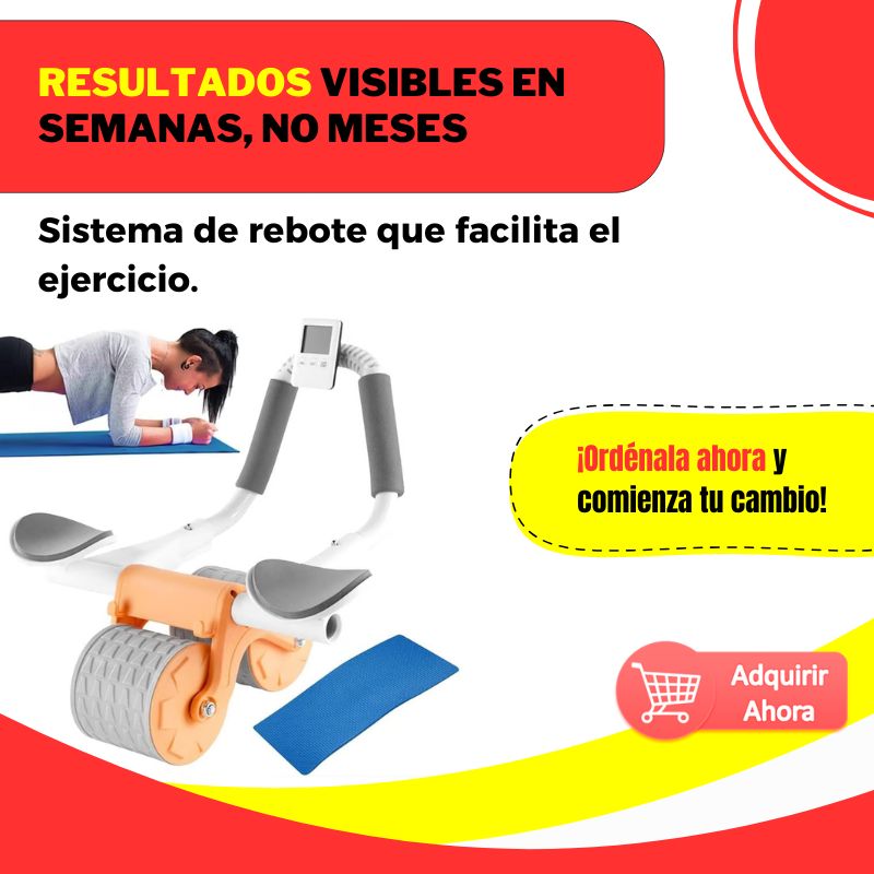 Rueda Abdominal Doble Antirrebote