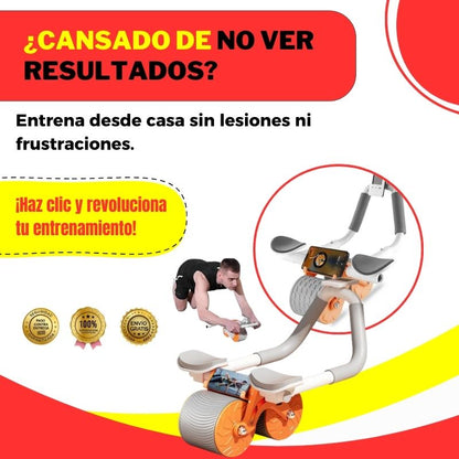 Rueda Abdominal Doble Antirrebote