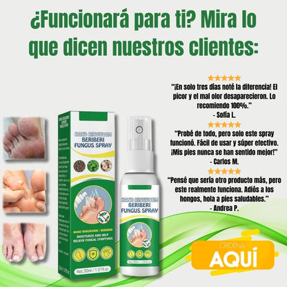 Medicina para el cuidado de manos y pies contra hongos
