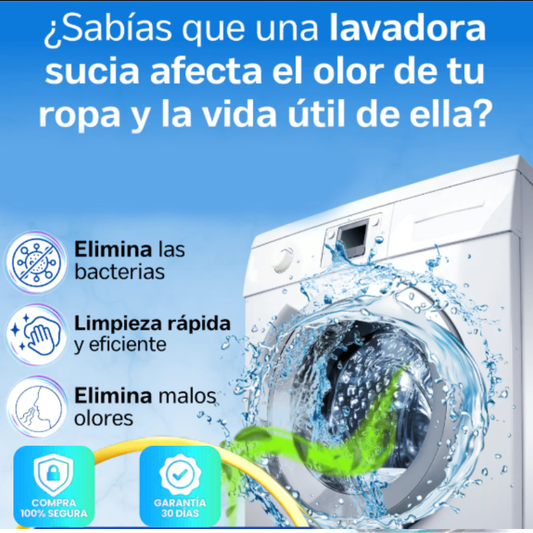 Tabletas limpiadoras para lavadoras