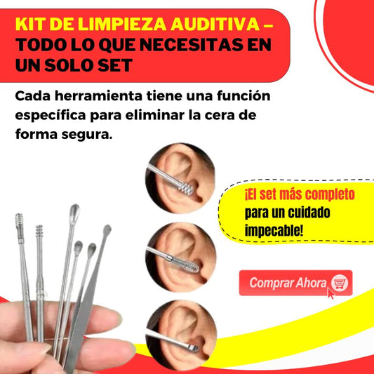 Kit Limpiador de Oídos [Portatil]