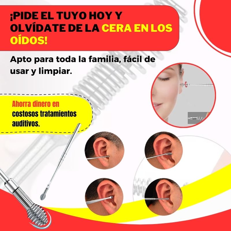 Kit Limpiador de Oídos [Portatil]