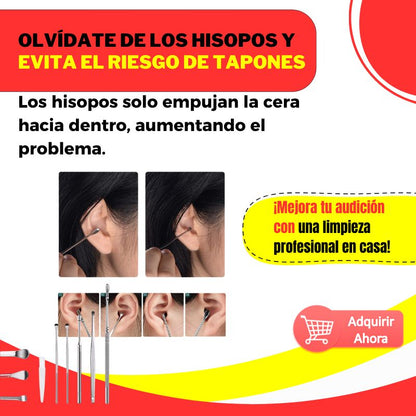 Kit Limpiador de Oídos [Portatil]