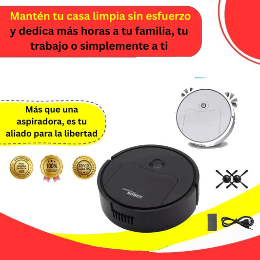 Aspiradora Robot para Limpieza | 3 en 1