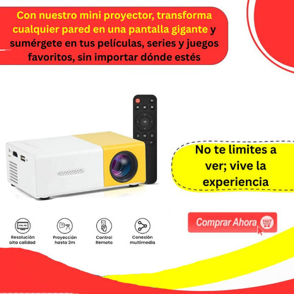 Mini Proyector para Hogares