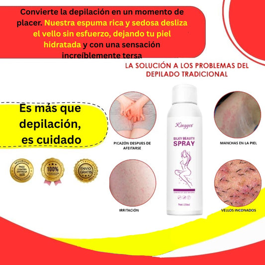 Crema depiladora en Spray