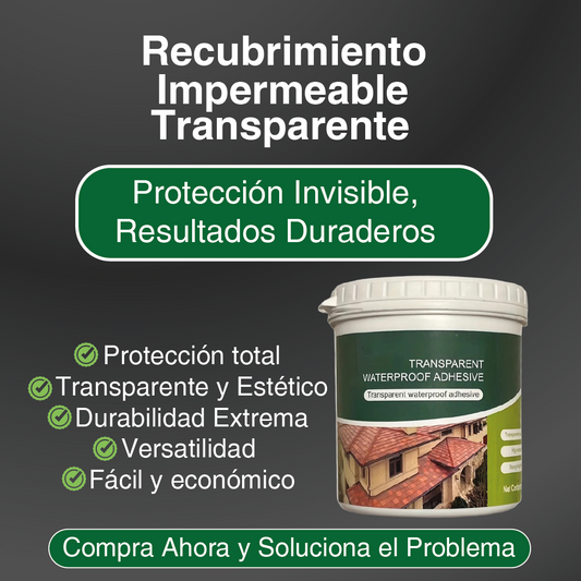 Líquido de sellado transparente resistente al agua