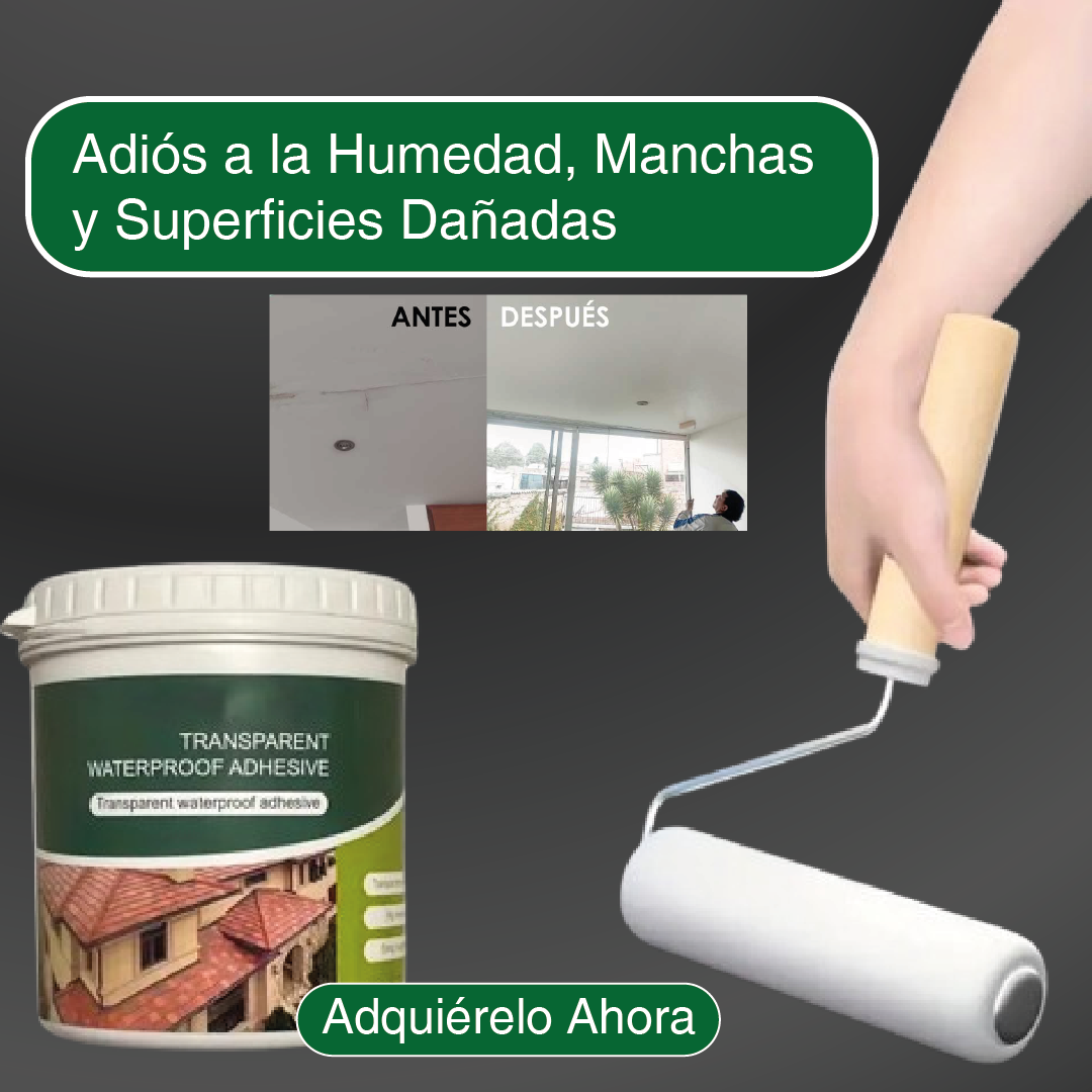Líquido de sellado transparente resistente al agua