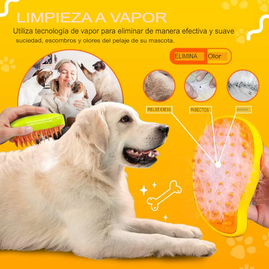 Cepillo recargable 3 en 1 para mascotas