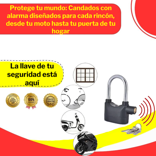 Candado con Alarma para Moto