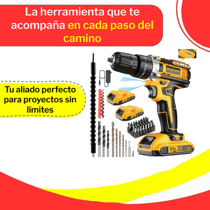 Taladro Inalámbrico 21v Percutor