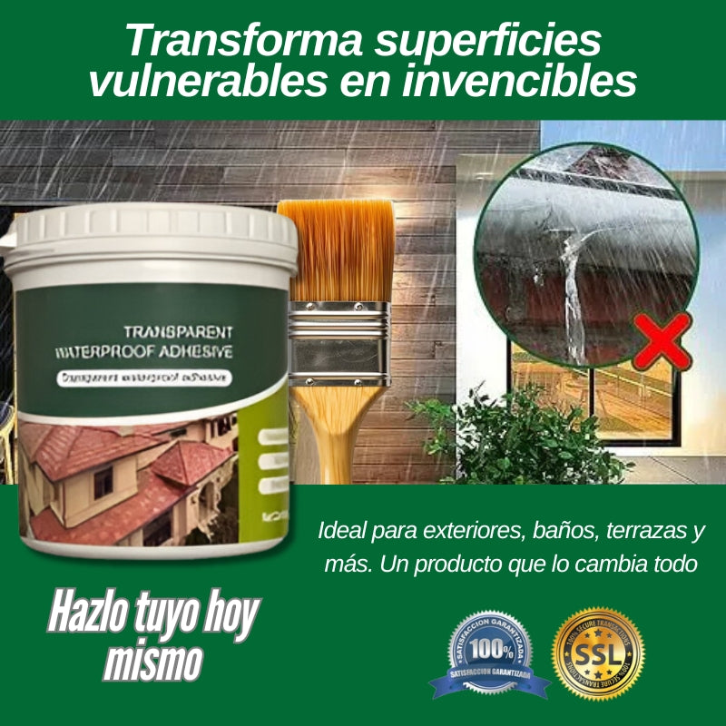 Líquido de sellado transparente resistente al agua